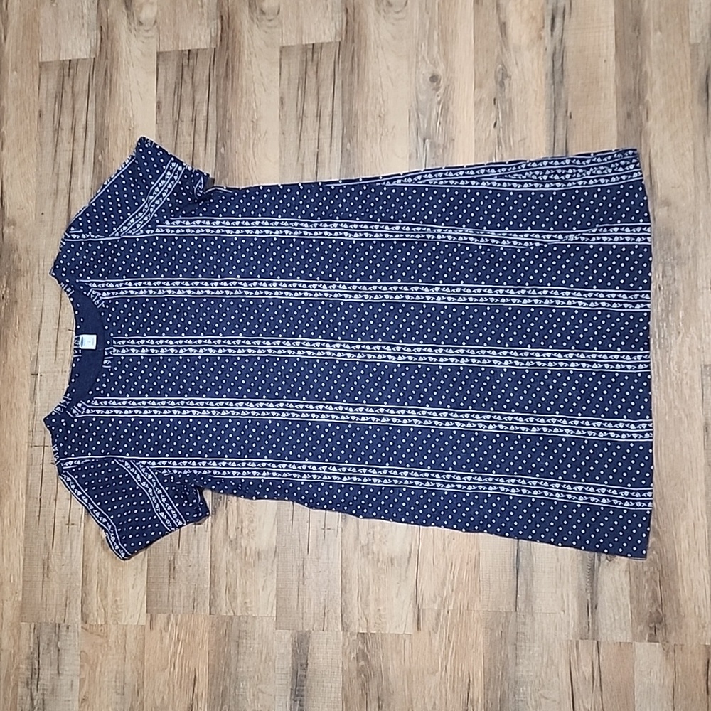Old Navy Blue and White Dress